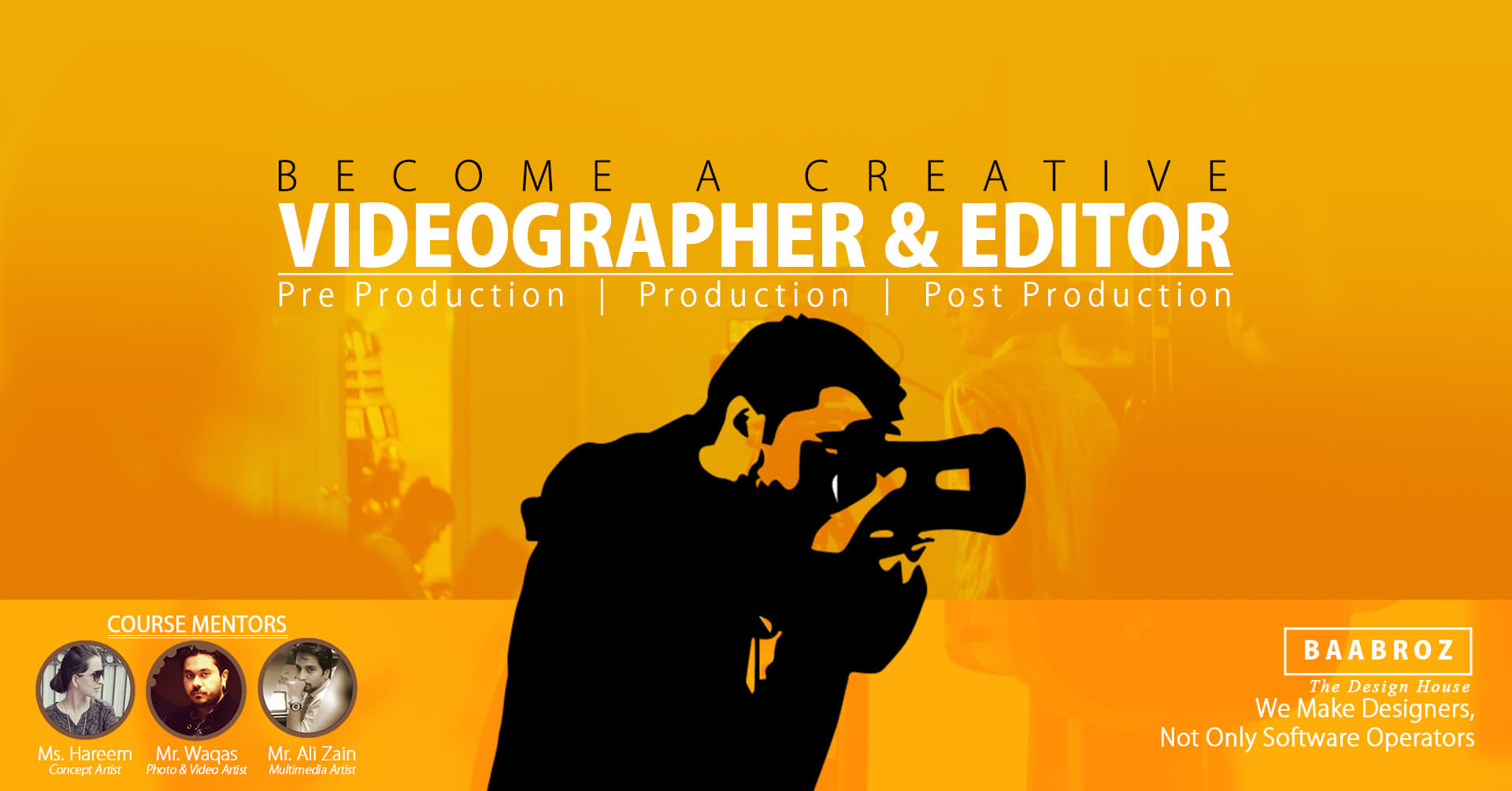 video editing course in Lahore